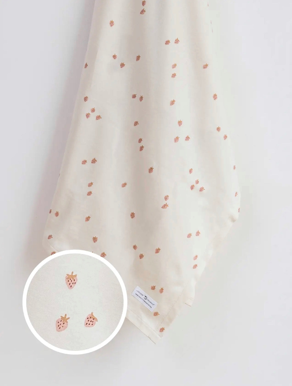 Swaddle Blanket - Strawberry / Blush 🤍