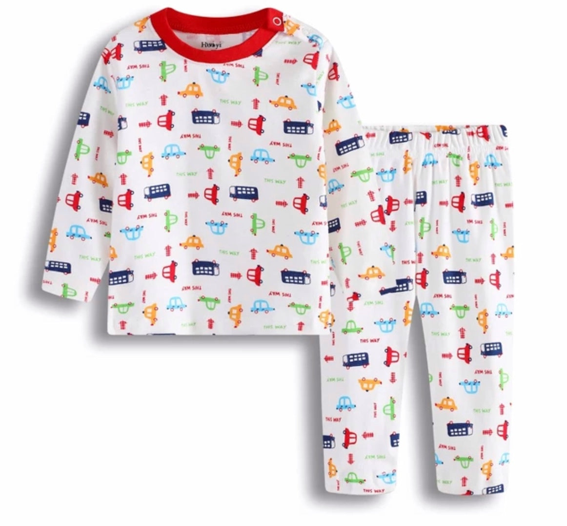 Pyjamas Baby Boy “car print”