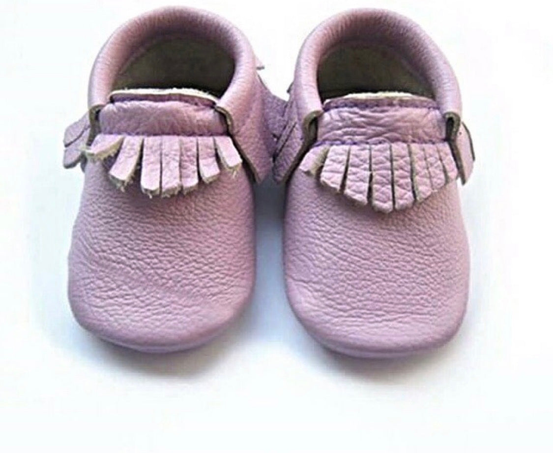 Leather Baby Moccasin Shoes