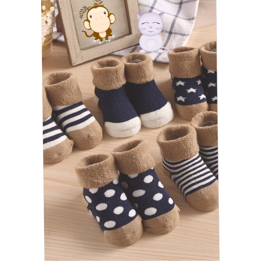 Organic Cotton Blue Socks