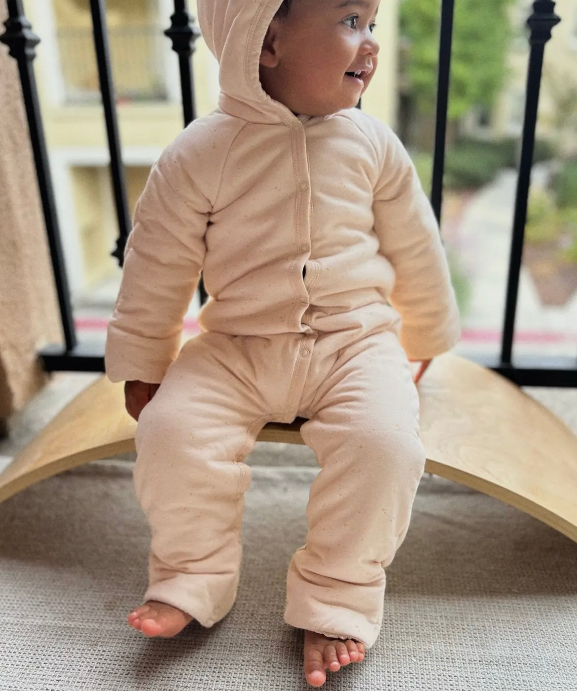 Etoile | Organic Cotton Plush Onsie | Blush