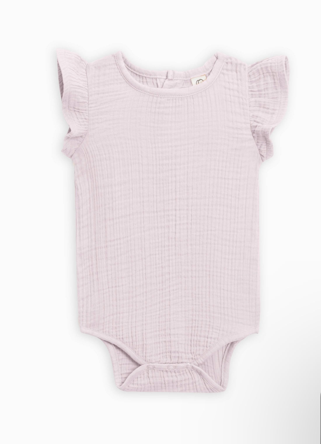 Elin Muslin Flutter Sleeve Bodysuit / Lavender