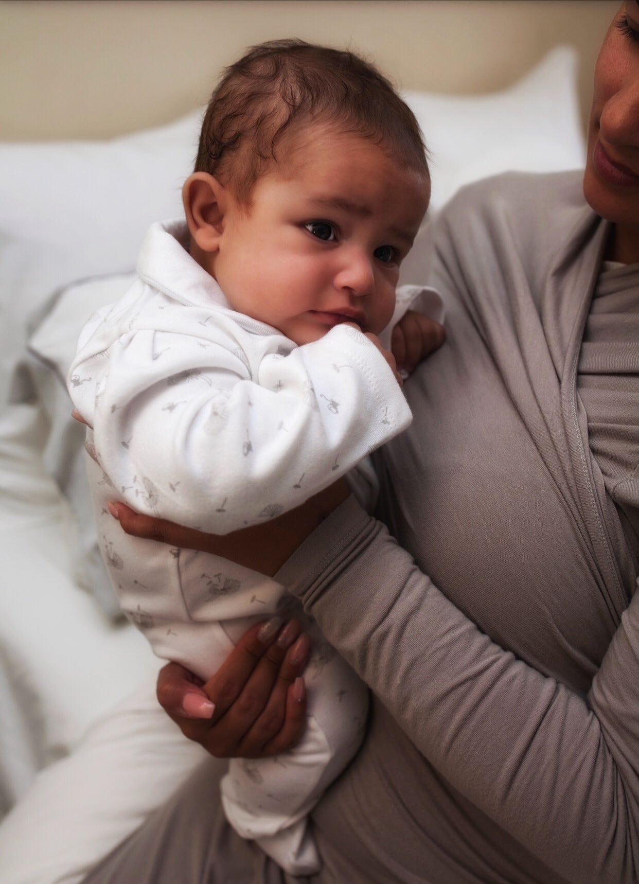 White Danelion Onesie