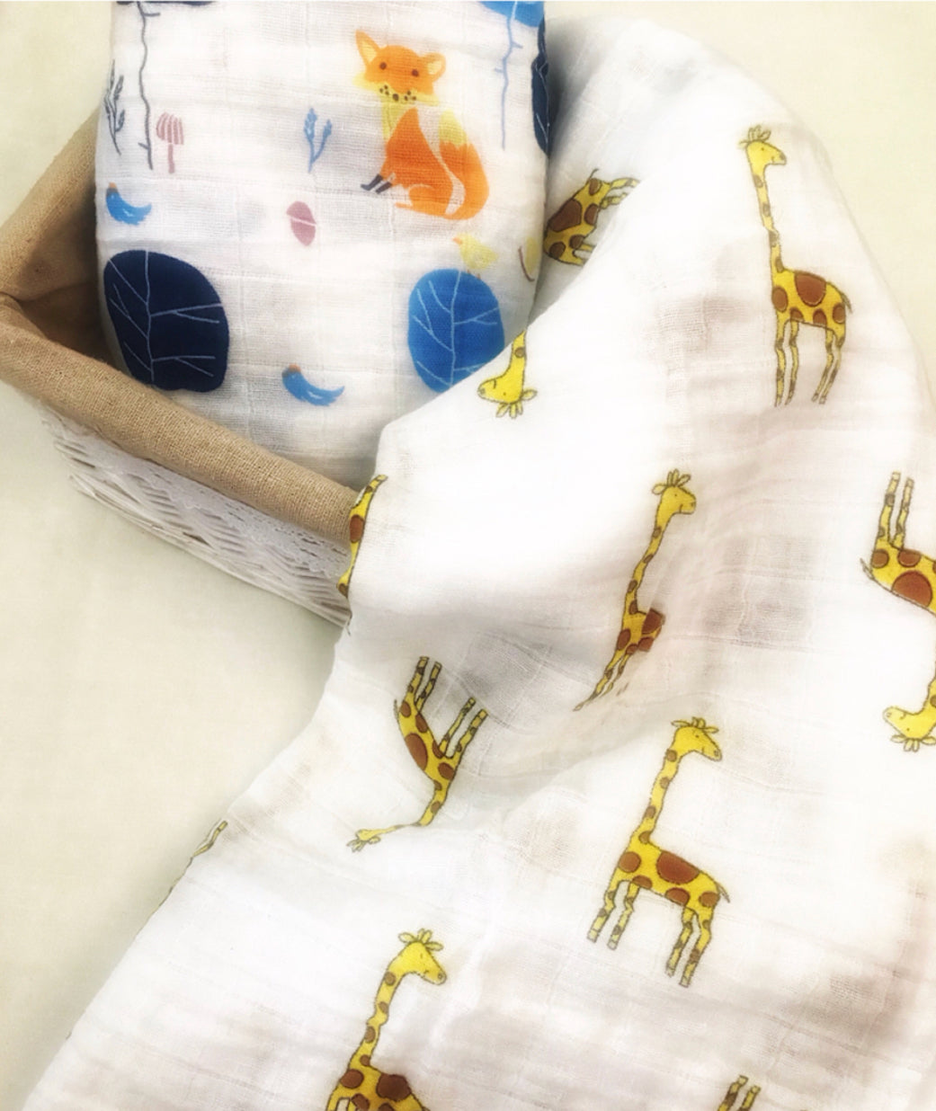 Giraffe Swaddle Blanket
