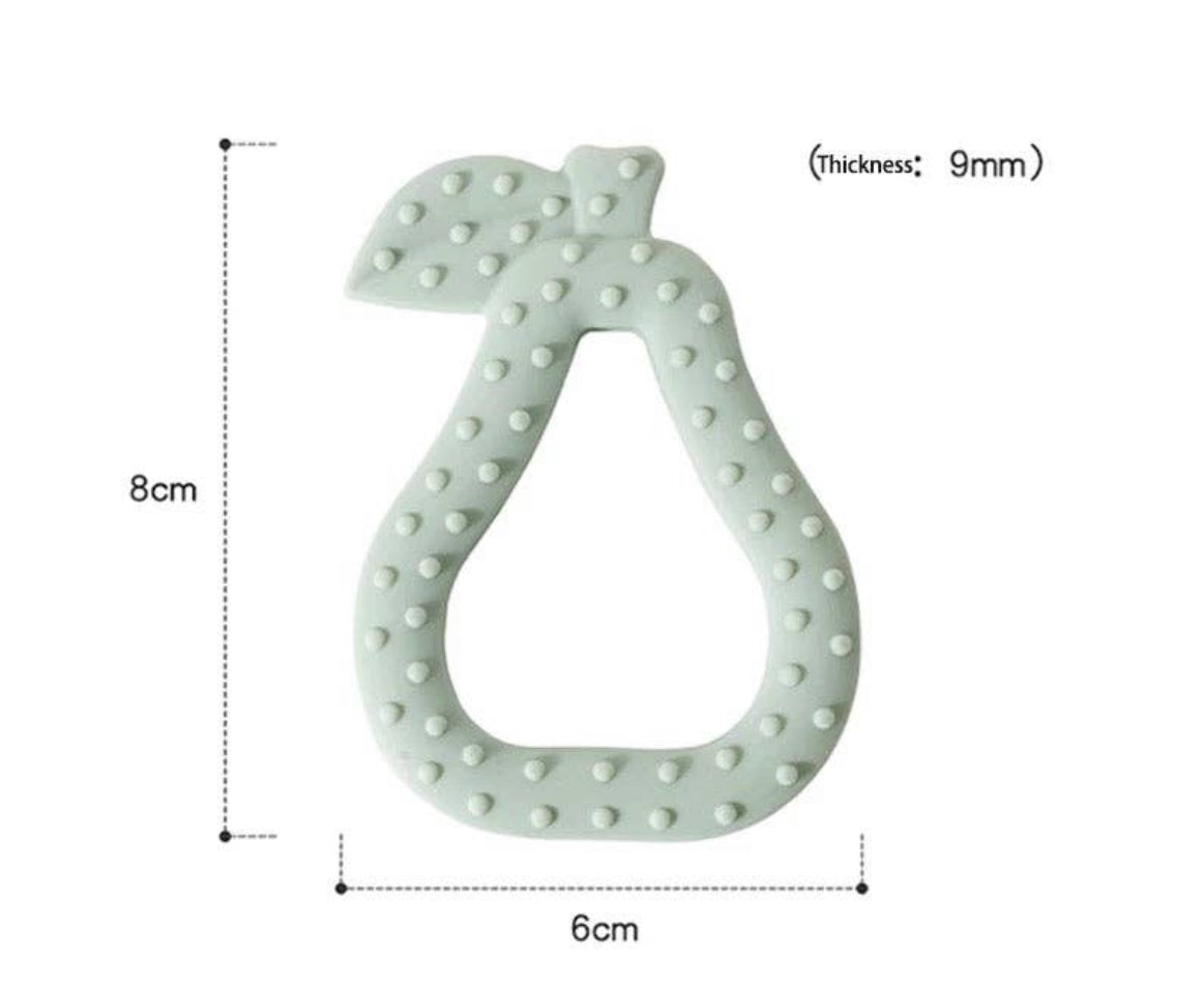 Pear Silicone Teether