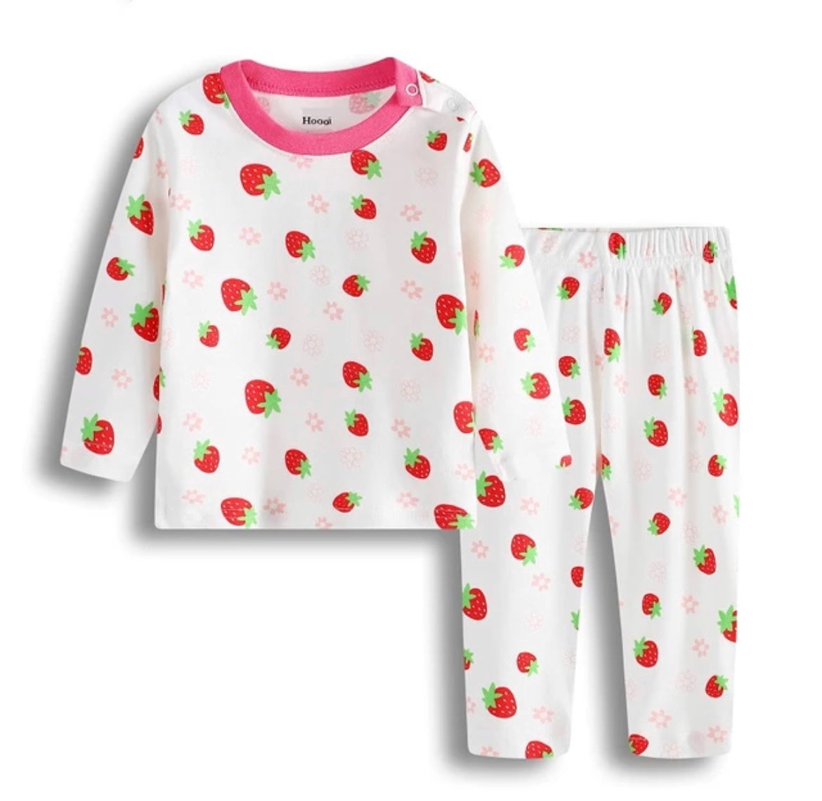 Pyjamas  Baby Girl “Strawberry print”