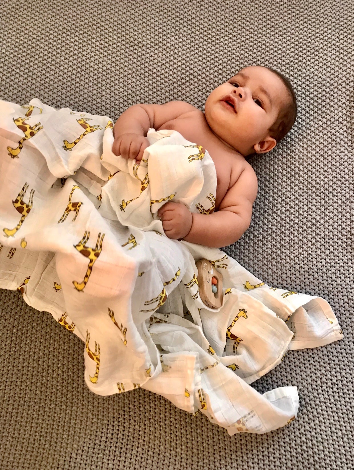 Giraffe Swaddle Blanket