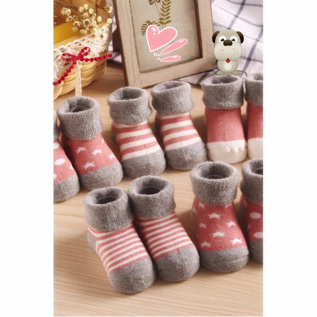 Organic Cotton Pink Socks