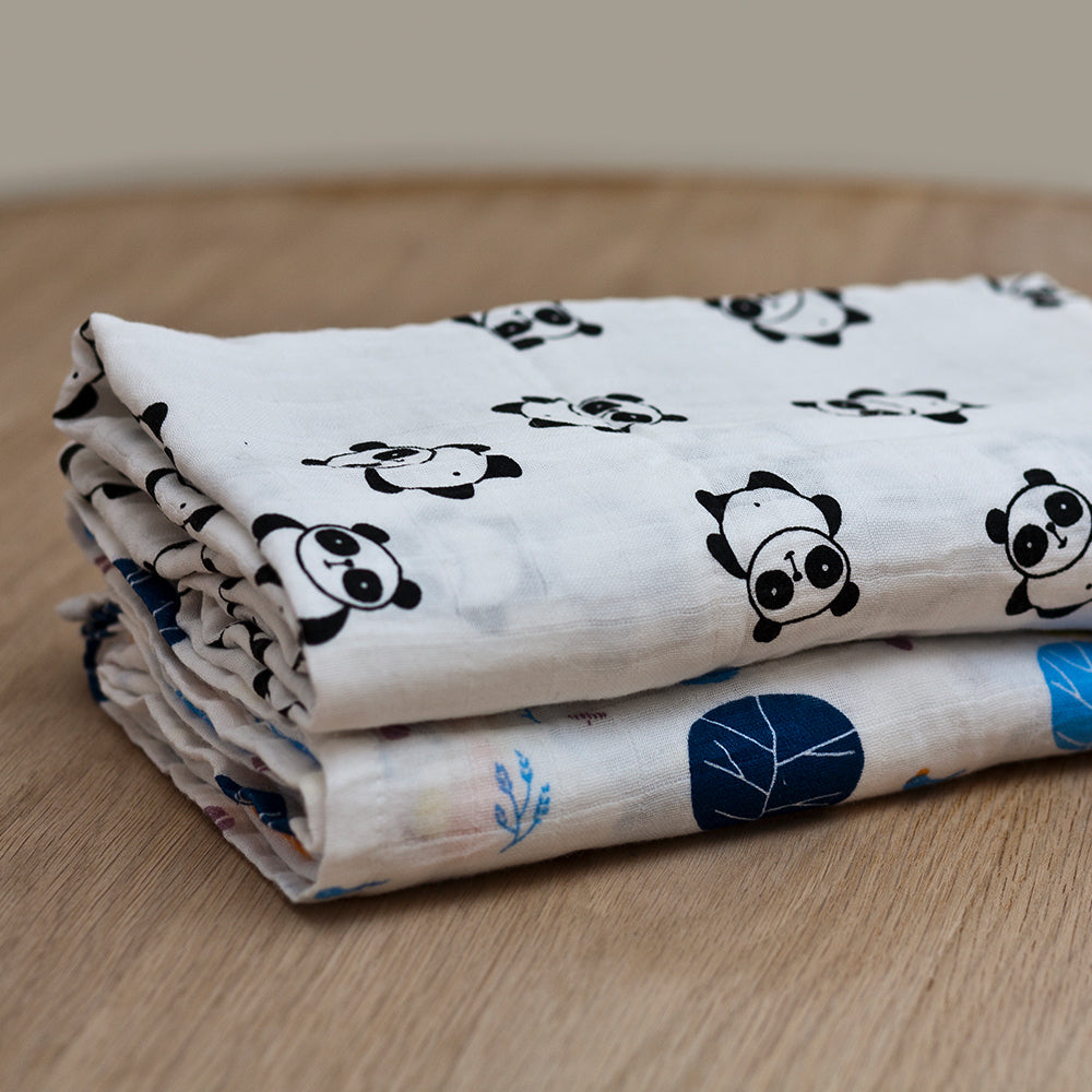 Panda Swaddle Blanket