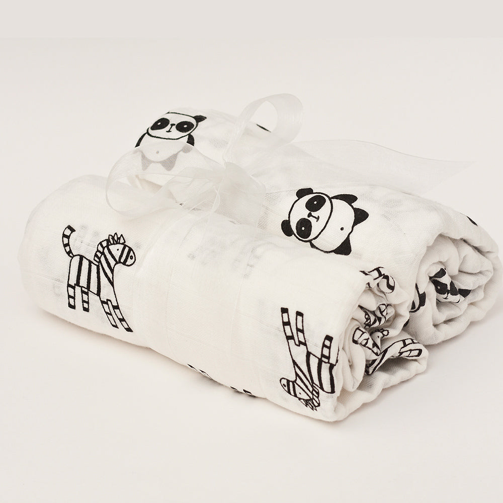 Panda Swaddle Blanket