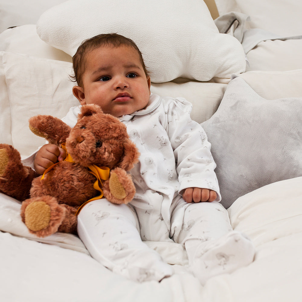 White Danelion Onesie